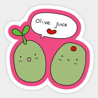 Olive Juice I Love You Sticker